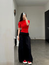 BASERANGE 25 Early Spring Air Sweatshirt/Pants Cotton France BAS-TRAI-PO-SP25-HEI black
